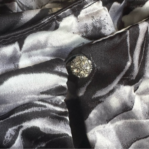 Kate Young Target Cocktail Dress 8 NWT Black Rose Floral Sheath Wedding Ruffle - Picture 5 of 10